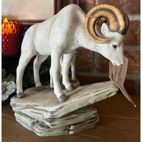 Rare Vintage 1984 Homco
Masterpiece Porcelain Goat
Statue - Picture 3 of 10